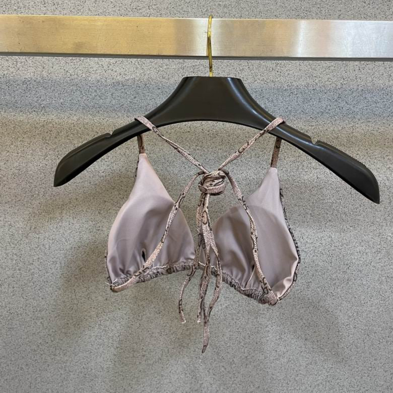 GUC Taupe Logo Bikini