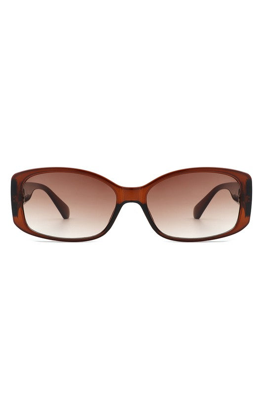 Rectangular Narrow Fashion Square Sunglasses