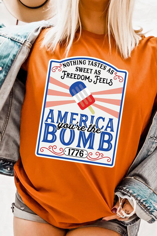 America Bomb Graphic Tshirt