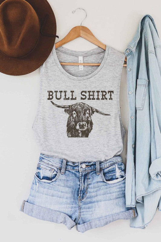 BULL SHIRT GRAPHIC MUSCLE TANK