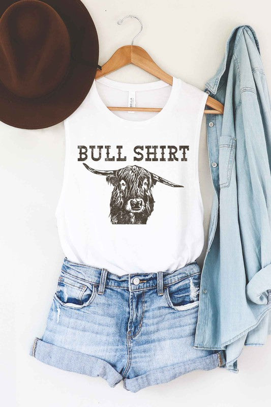 BULL SHIRT GRAPHIC MUSCLE TANK