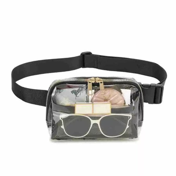 Clear Stadium Belt Bag Sling Crossbody