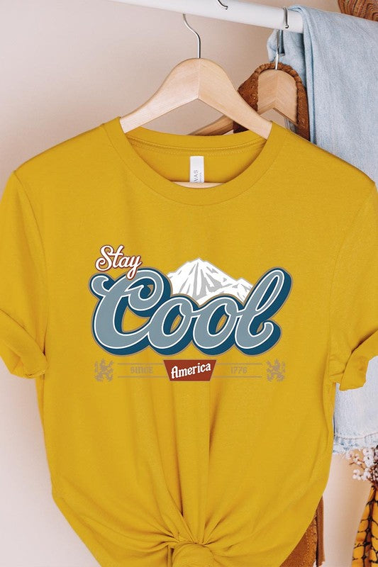 Stay Cool America Graphic T Shirts