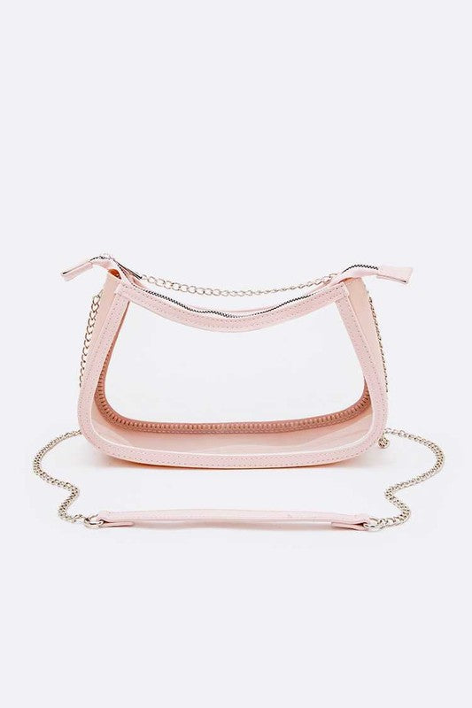 Transparent Stadium Shoulder Bag