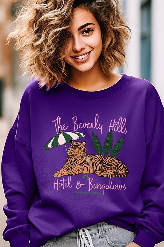 The Beverly Hills  Graphic Fleece Sweatshirts