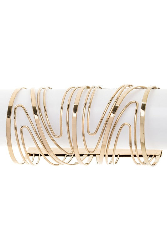 Oversize Wired Arm Cuff