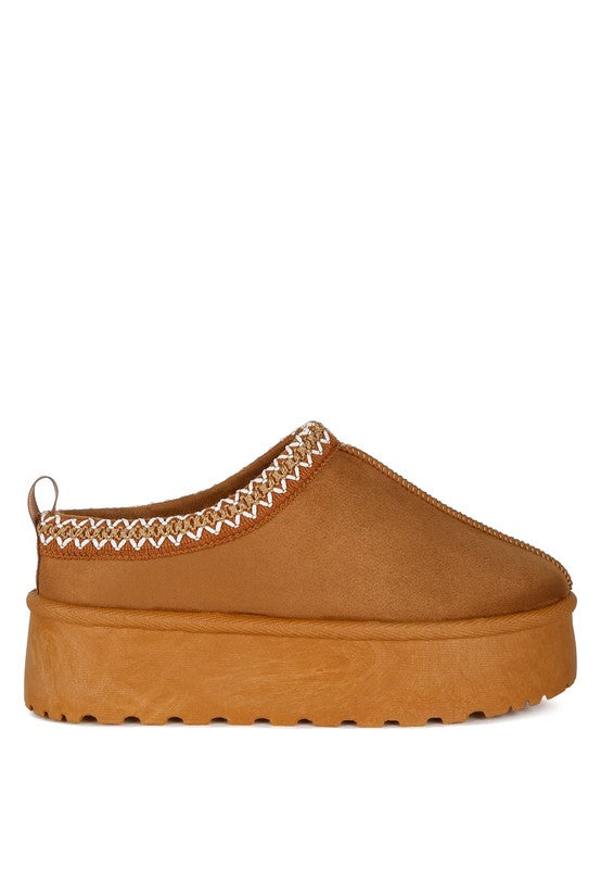 Jesters Embroidered Platform Classic Slip-On