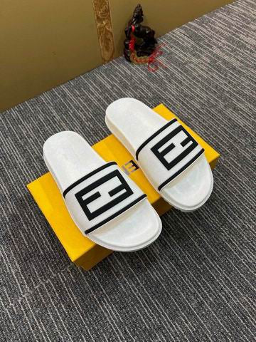 Fen Slide Logo Sandal