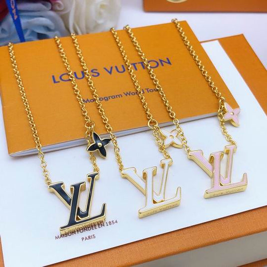 IV Spring Color Logo Necklace