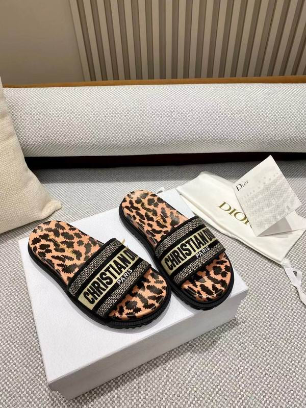 CD Leopard Platform Sandal