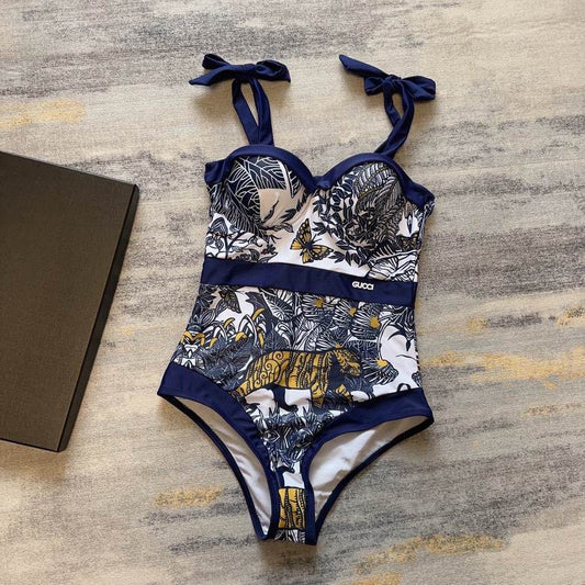 GUC Blue Tiger One Piece Swimsuit