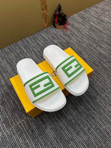 Fen Slide Logo Sandal