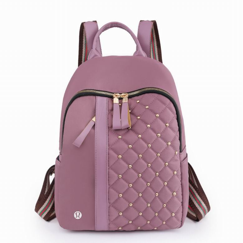 LLM Vegan Leather Studded Backpack