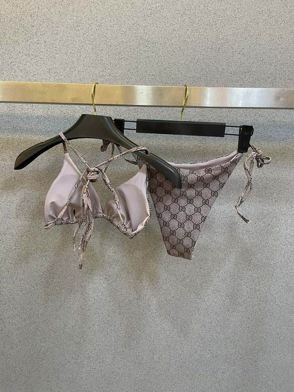 GUC Taupe Logo Bikini