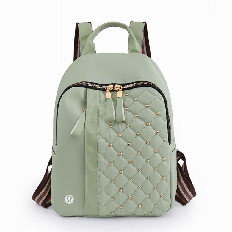 LLM Vegan Leather Studded Backpack