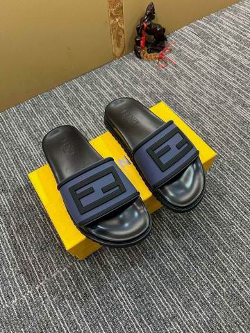 Fen Slide Logo Sandal