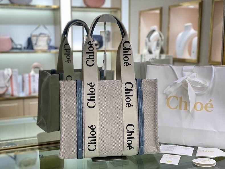 ChloE Blue Tote