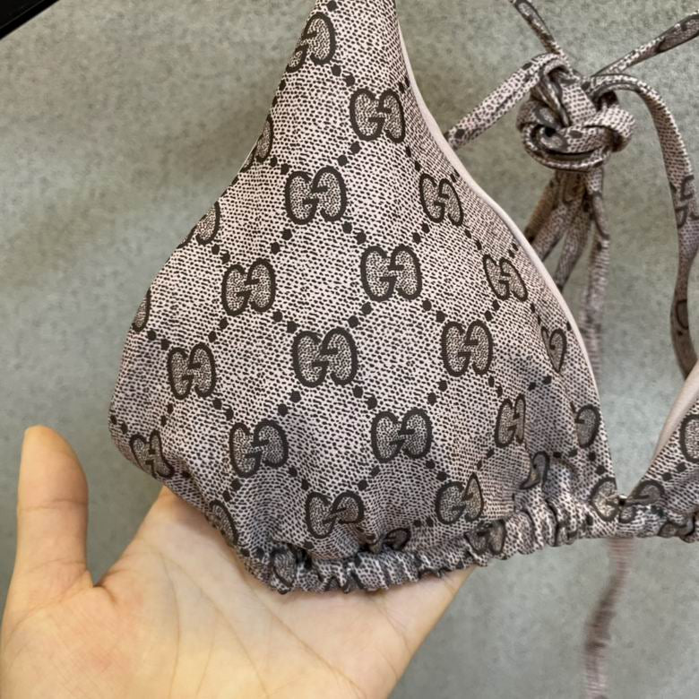 GUC Taupe Logo Bikini