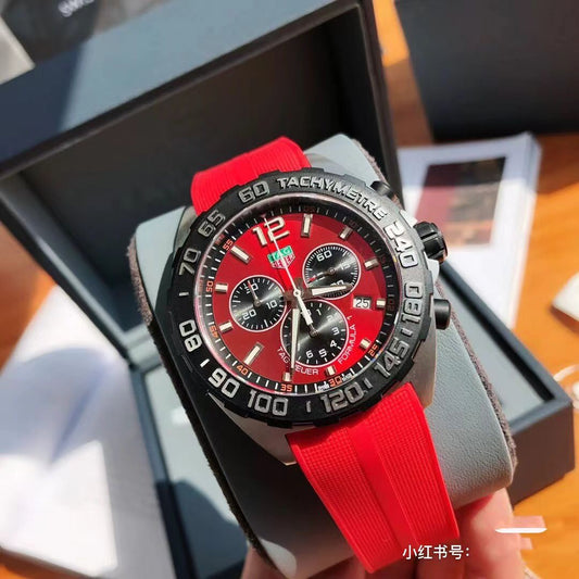 Tag Red Sporty Watch