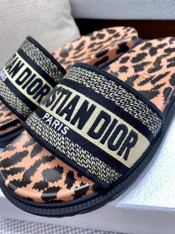 CD Leopard Platform Sandal