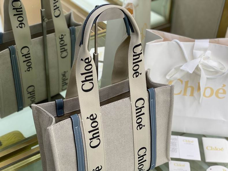 ChloE Blue Tote