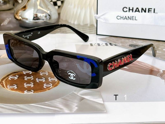 CHACHA Logo Side Rectangular Sunglasses