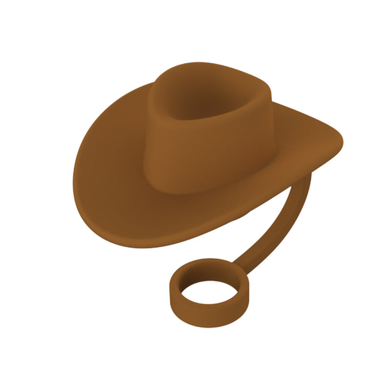 Straw Covers Cap Cowboy Hat Shaped