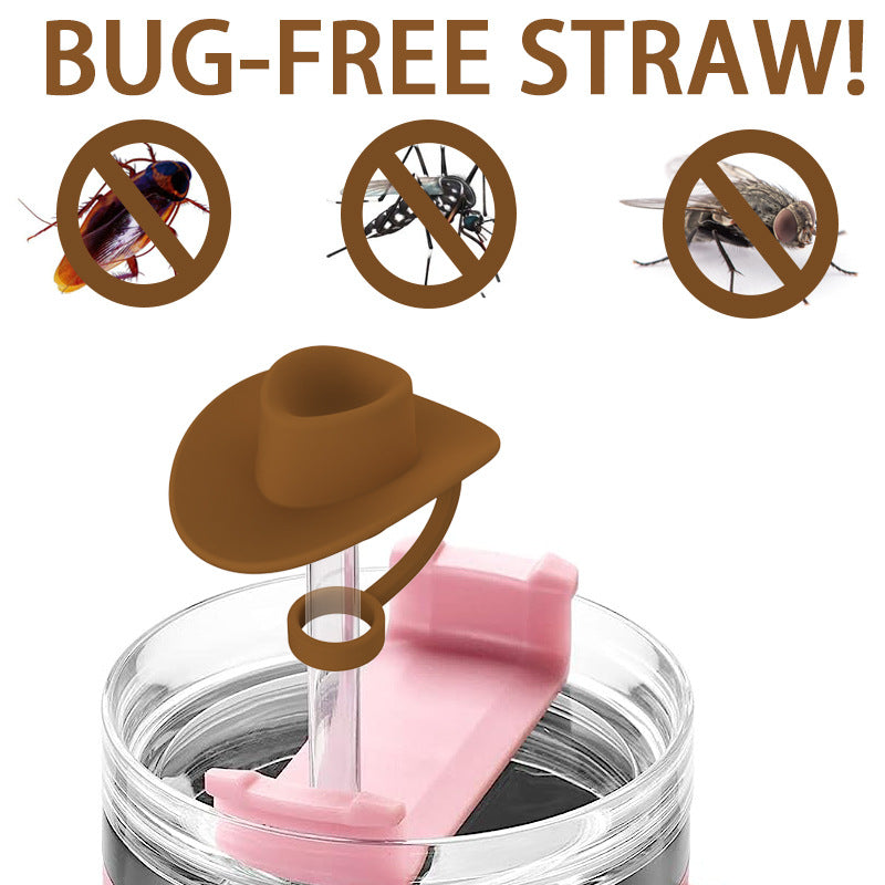 Straw Covers Cap Cowboy Hat Shaped