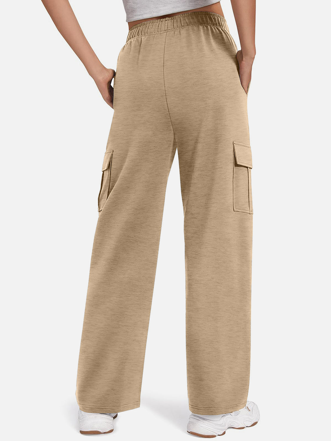 Pocketed High Waist Pants